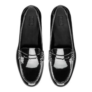 KOIO Brera Penny Loafer in Nero Patent